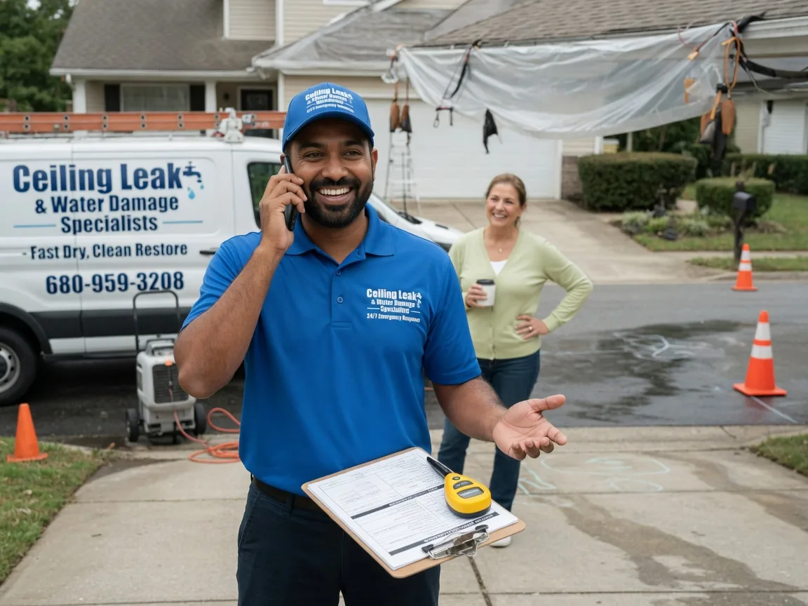 Ceiling Leak Cleanup Lawn, TX FAQs
